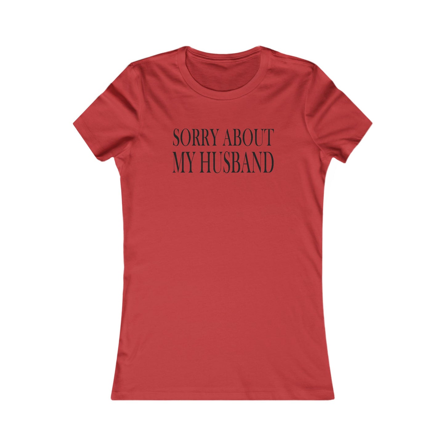 Lead Therapy Sorry About My Husband-Women's Casual Boho Style Tee