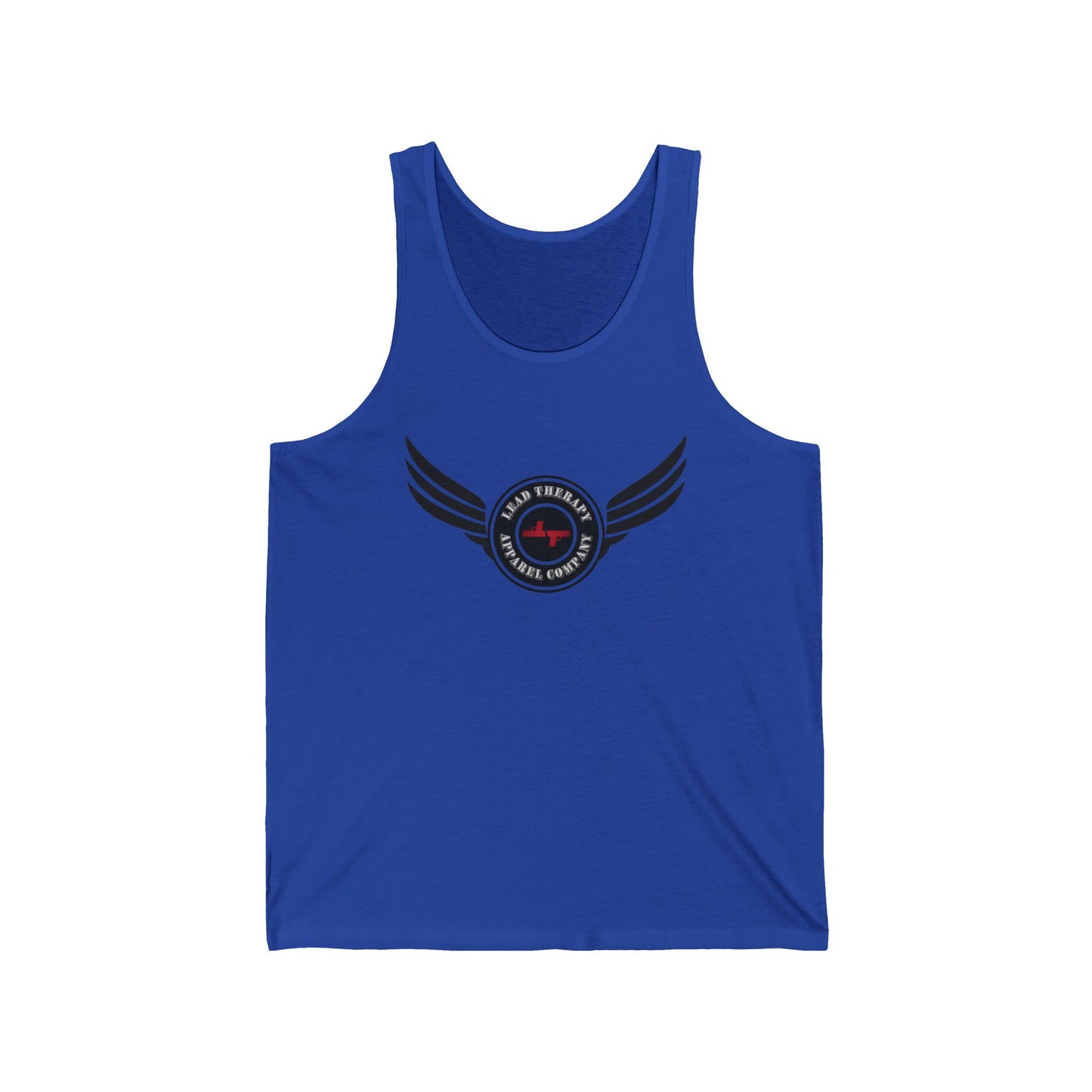 Lead Therapy Winged Apparel Badge-Unisex Jersey Tank Top