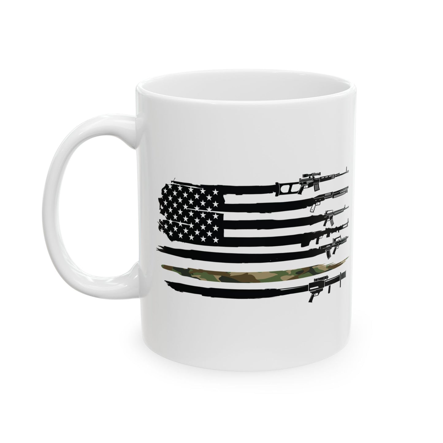 Lead Therapy Rifled Flag - 11oz or 15oz White Mug