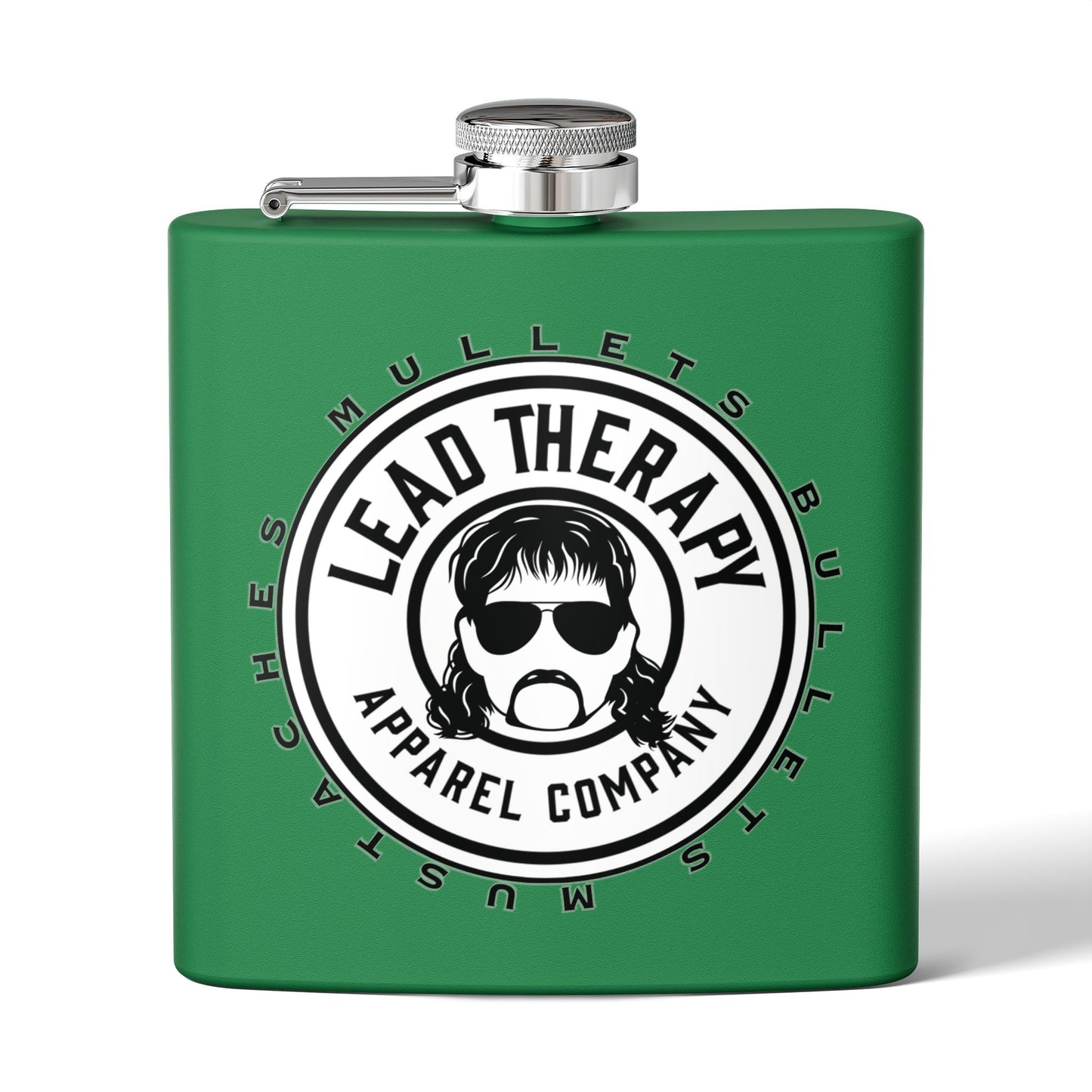 Lead Therapy MBM Apparel Badge-Stainless Steel Flask