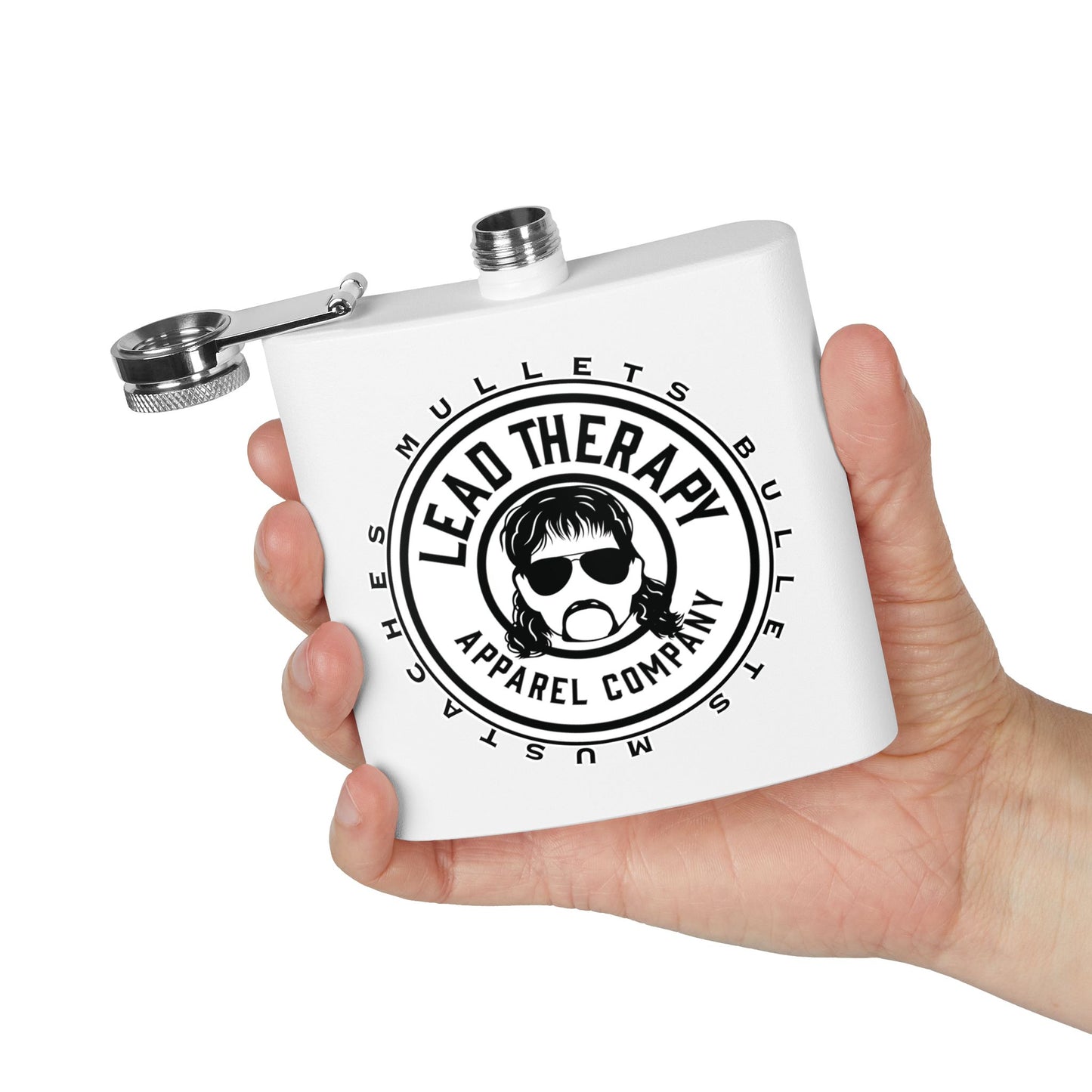 Lead Therapy MBM Apparel Badge-Stainless Steel Flask