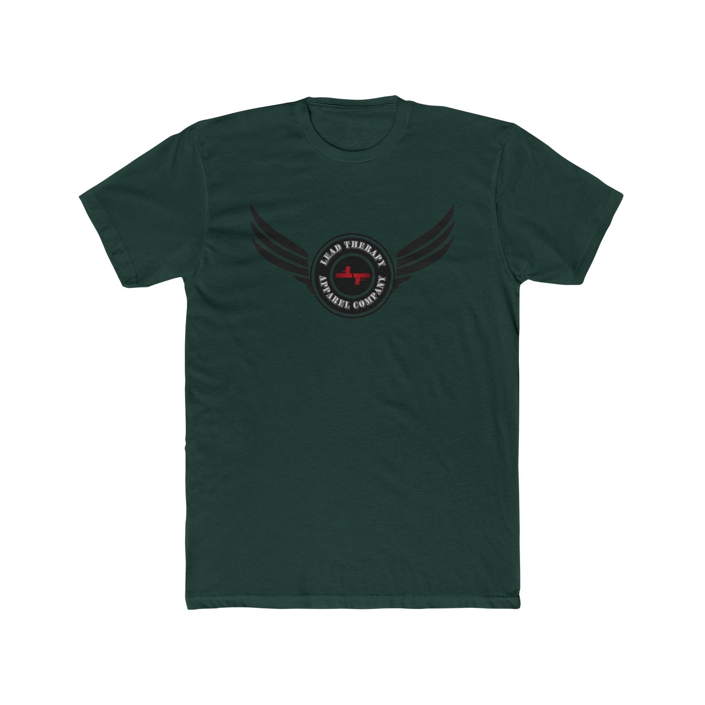 Lead Therapy Winged Badge-Unisex Cotton Tee