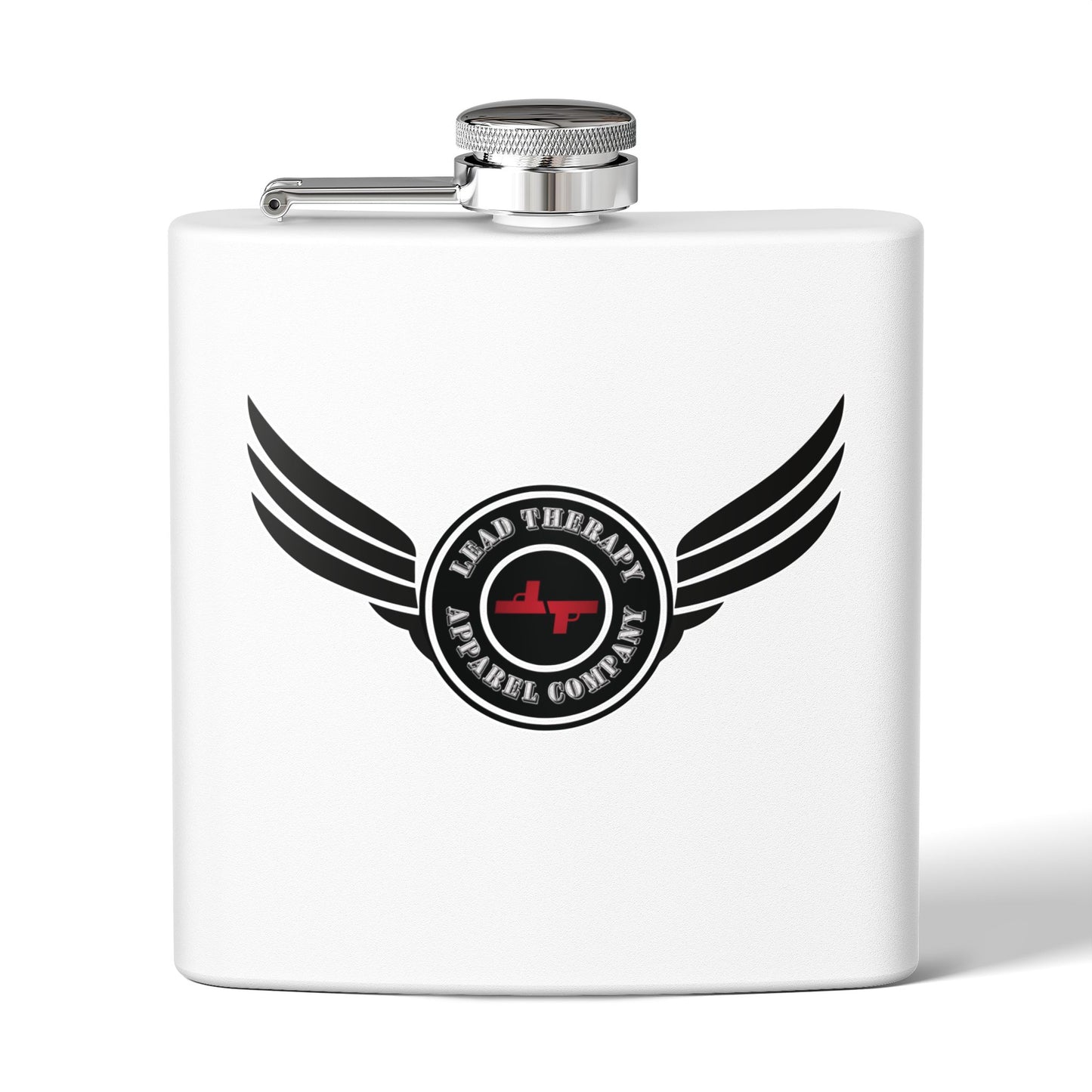 Lead Therapy Winged Badge-Stainless Steel Flask
