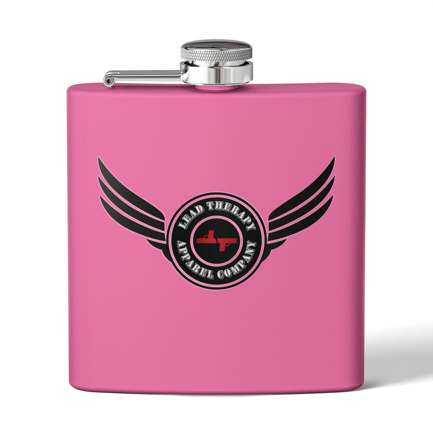 Lead Therapy Winged Badge-Stainless Steel Flask