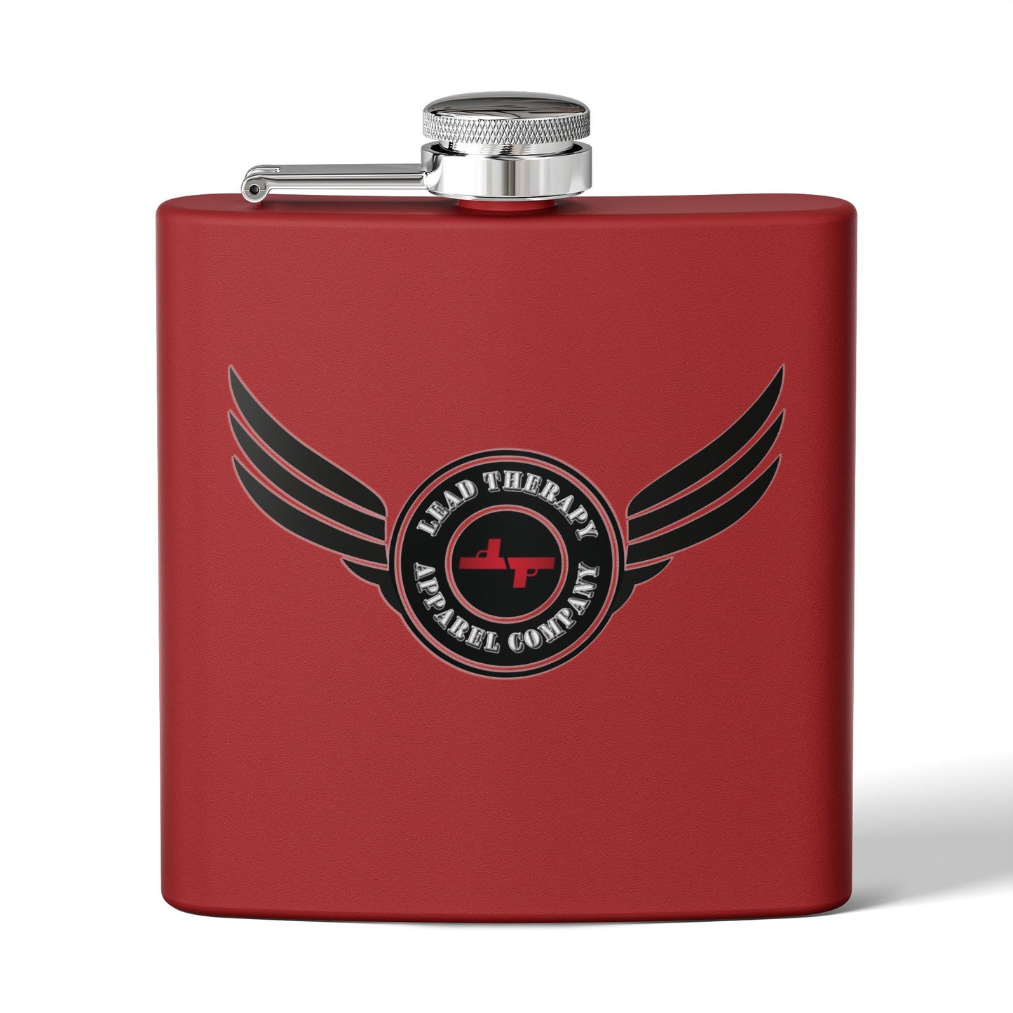 Lead Therapy Winged Badge-Stainless Steel Flask