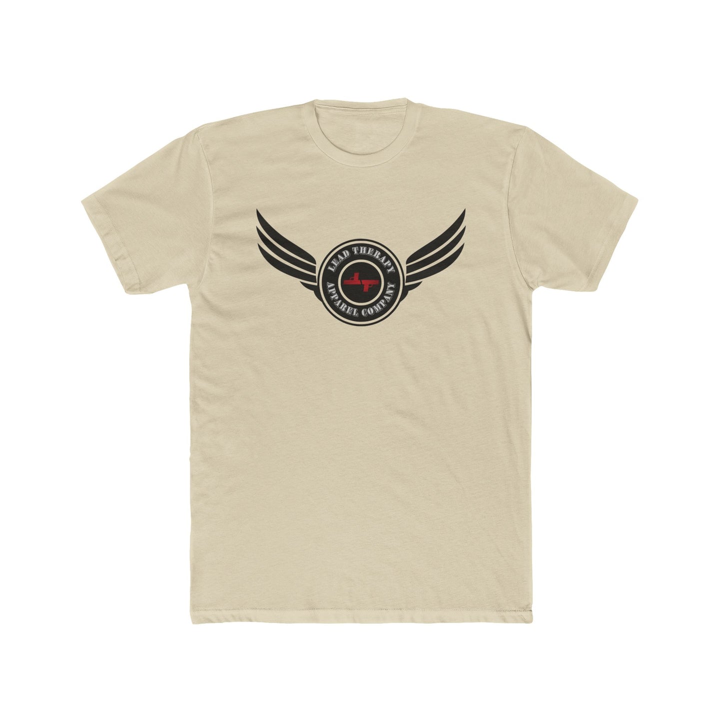 Lead Therapy Winged Badge-Unisex Cotton Tee