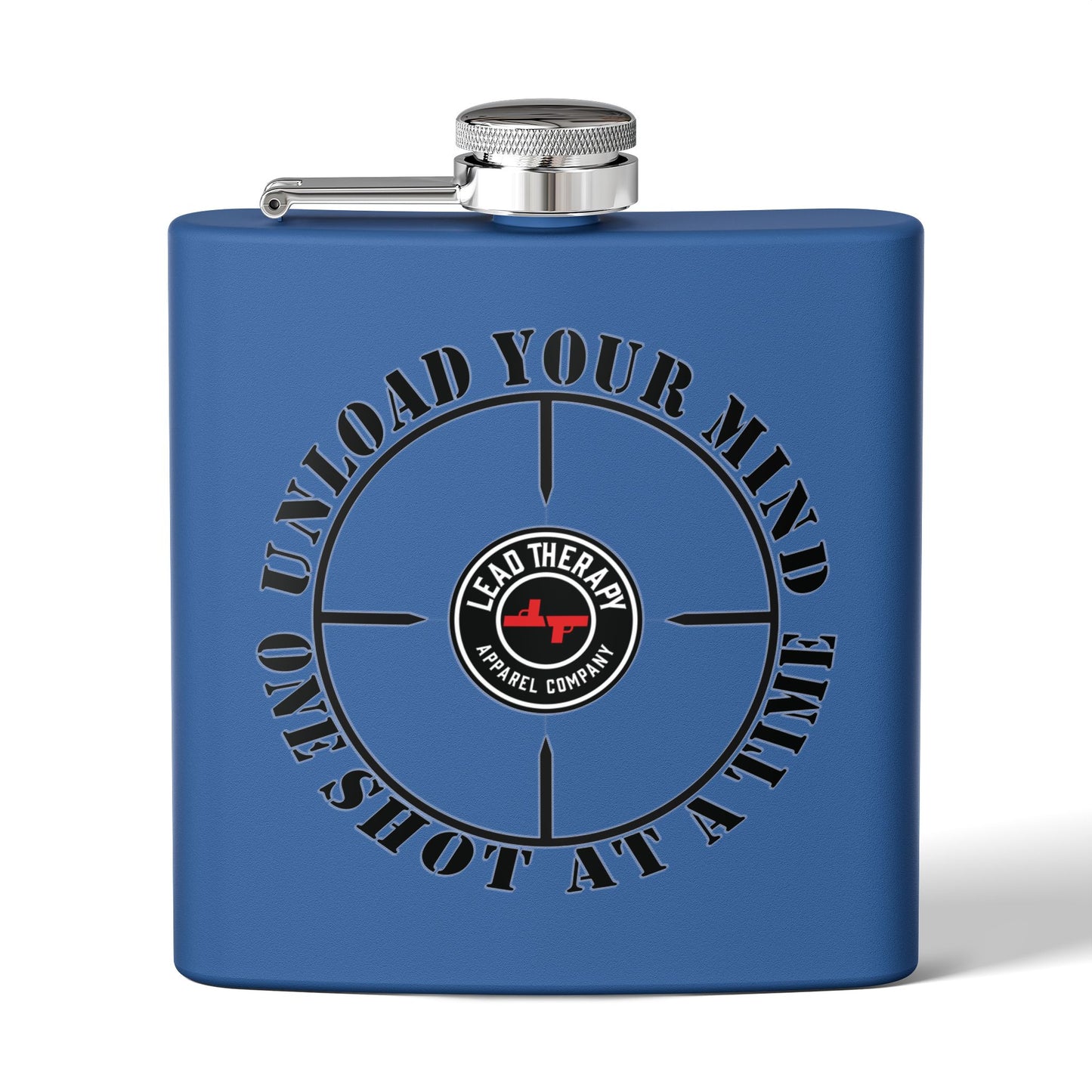 Lead Therapy Apparel Badge-Stainless Steel Flask