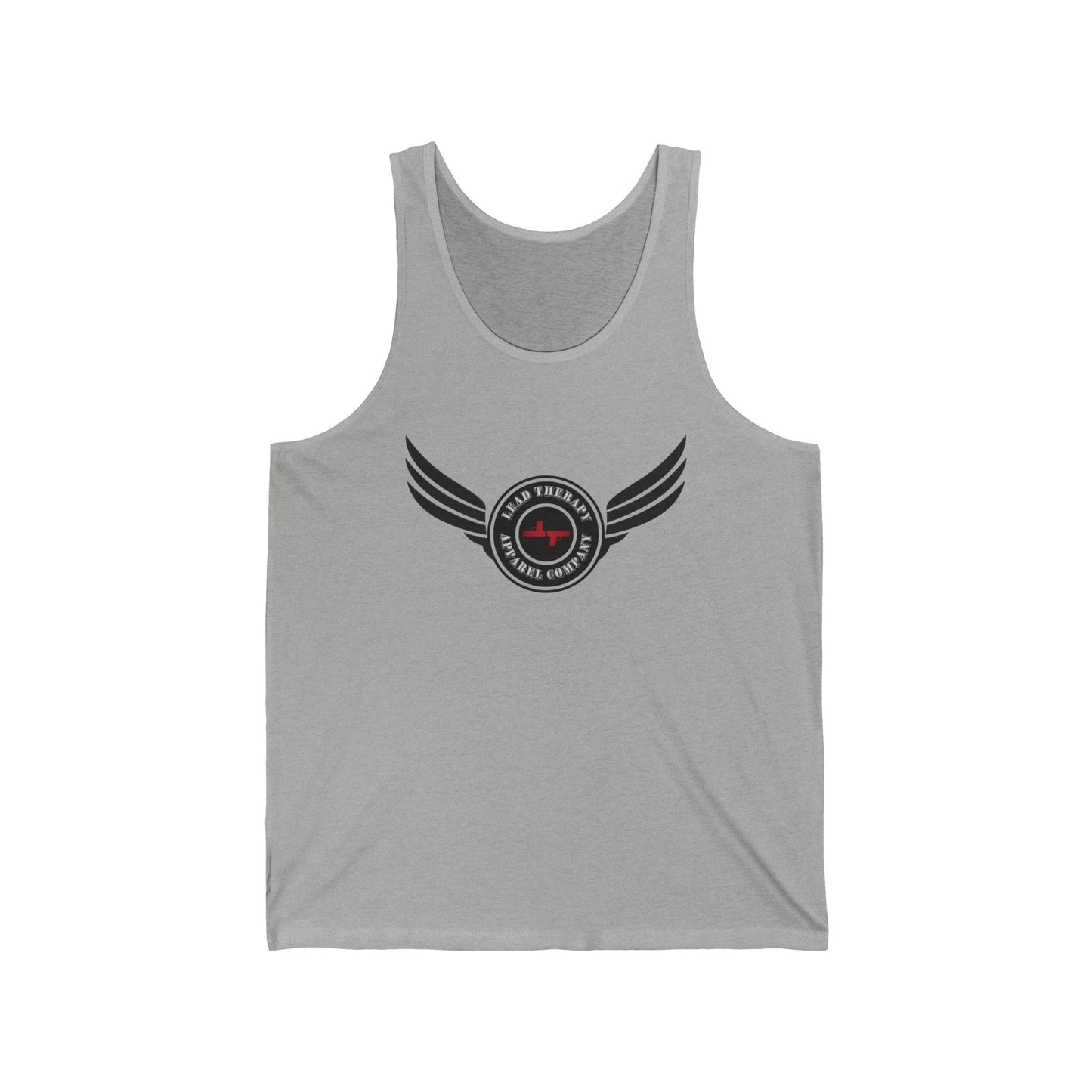 Lead Therapy Winged Apparel Badge-Unisex Jersey Tank Top
