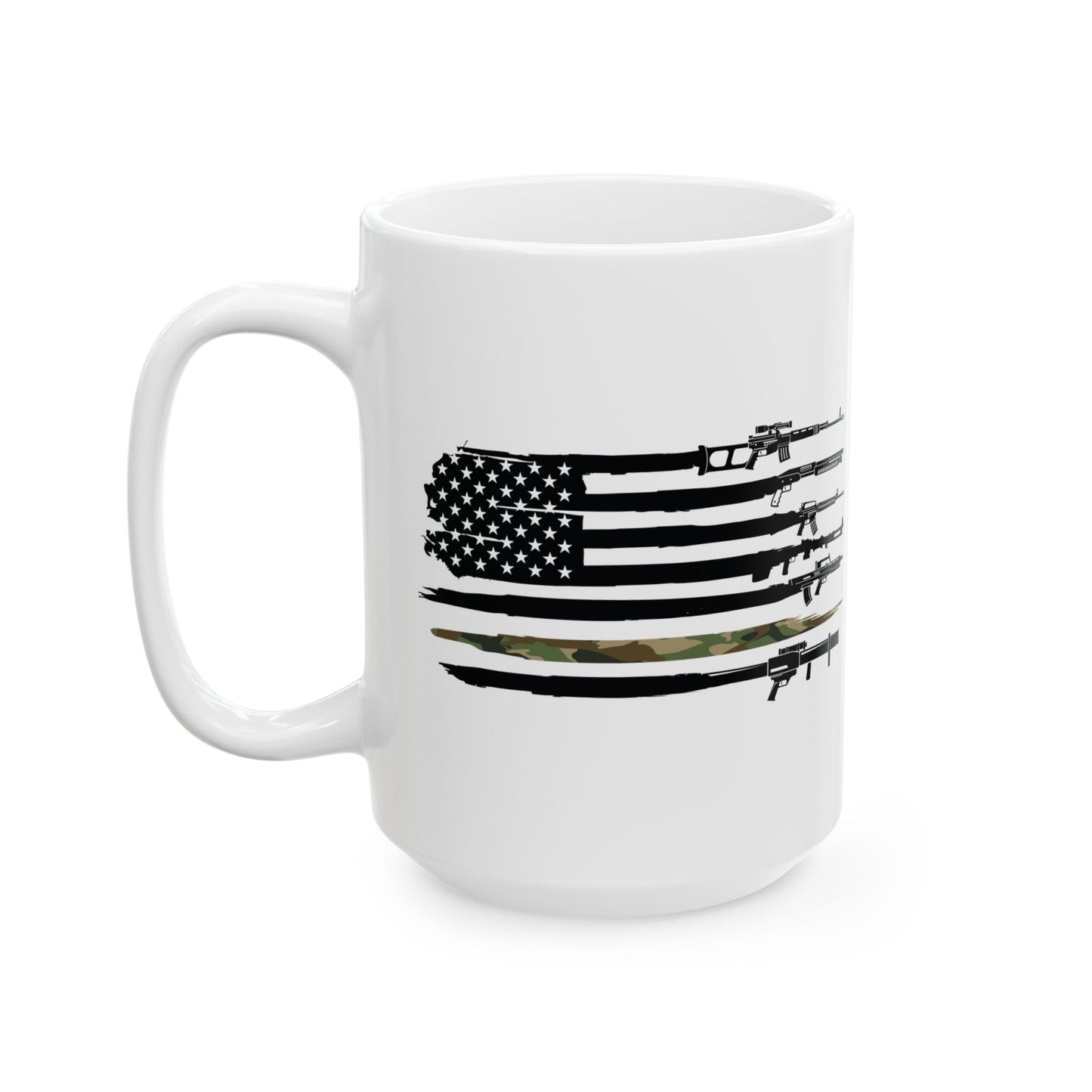 Lead Therapy Rifled Flag - 11oz or 15oz White Mug