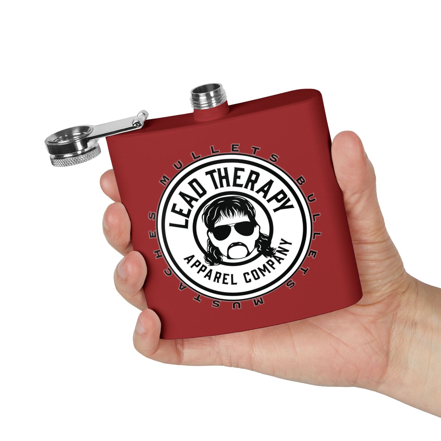 Lead Therapy MBM Apparel Badge-Stainless Steel Flask