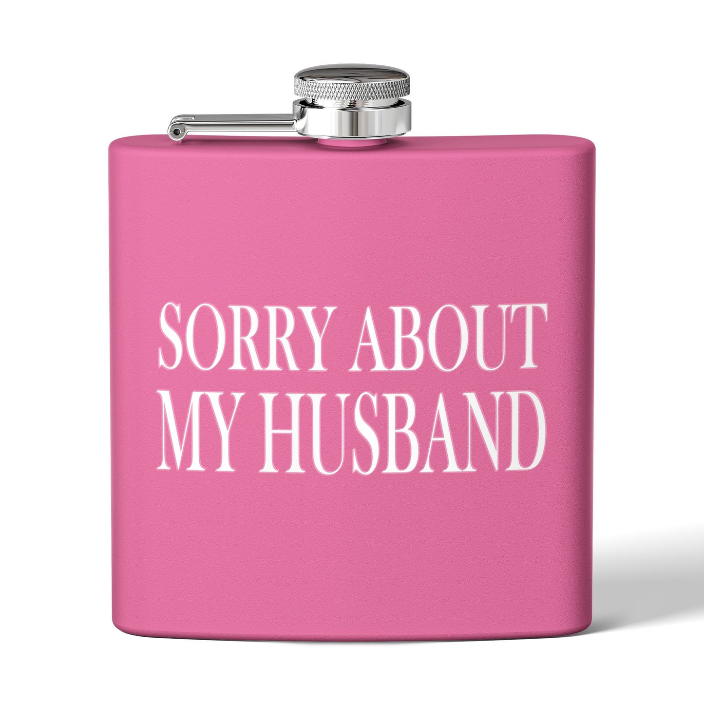 Lead Therapy Sorry About My Husband-Stainless Steel Flask
