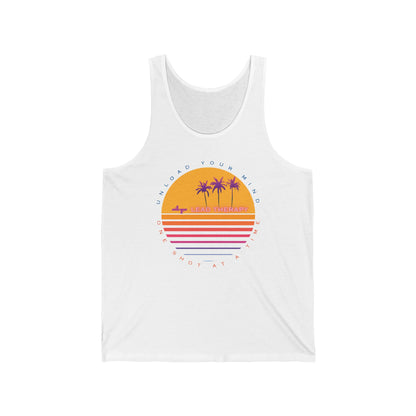 Lead Therapy Retro Sunset-Unisex Jersey Tank Top