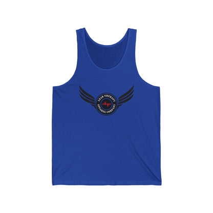 Lead Therapy Winged Apparel Badge-Unisex Jersey Tank Top