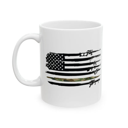 Lead Therapy Rifled Flag - 11oz or 15oz White Mug