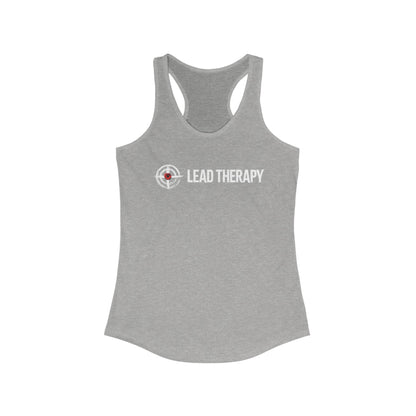 Lead Therapy Red Heart Soft Bullseye-Women's Racerback Tank