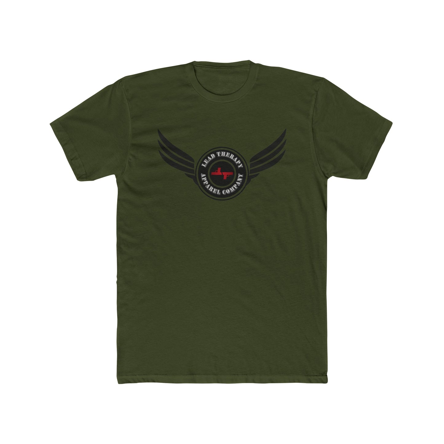 Lead Therapy Winged Badge-Unisex Cotton Tee
