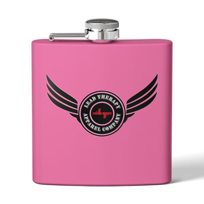 Lead Therapy Winged Badge-Stainless Steel Flask