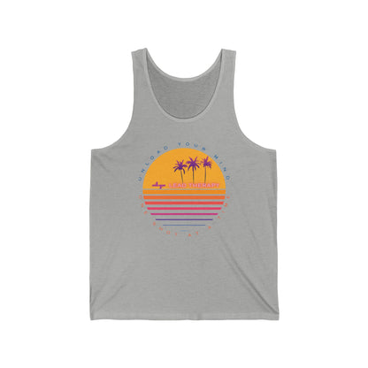 Lead Therapy Retro Sunset-Unisex Jersey Tank Top