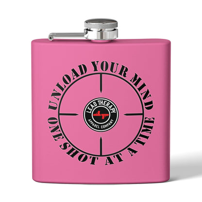 Lead Therapy Apparel Badge-Stainless Steel Flask