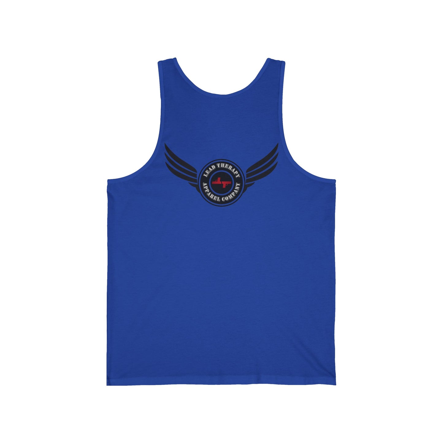 Lead Therapy Winged Apparel Badge-Unisex Jersey Tank Top