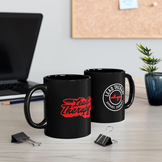 Lead Therapy Fired Shot-11oz or 15oz Black Mug