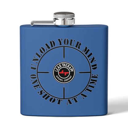 Lead Therapy Apparel Badge-Stainless Steel Flask