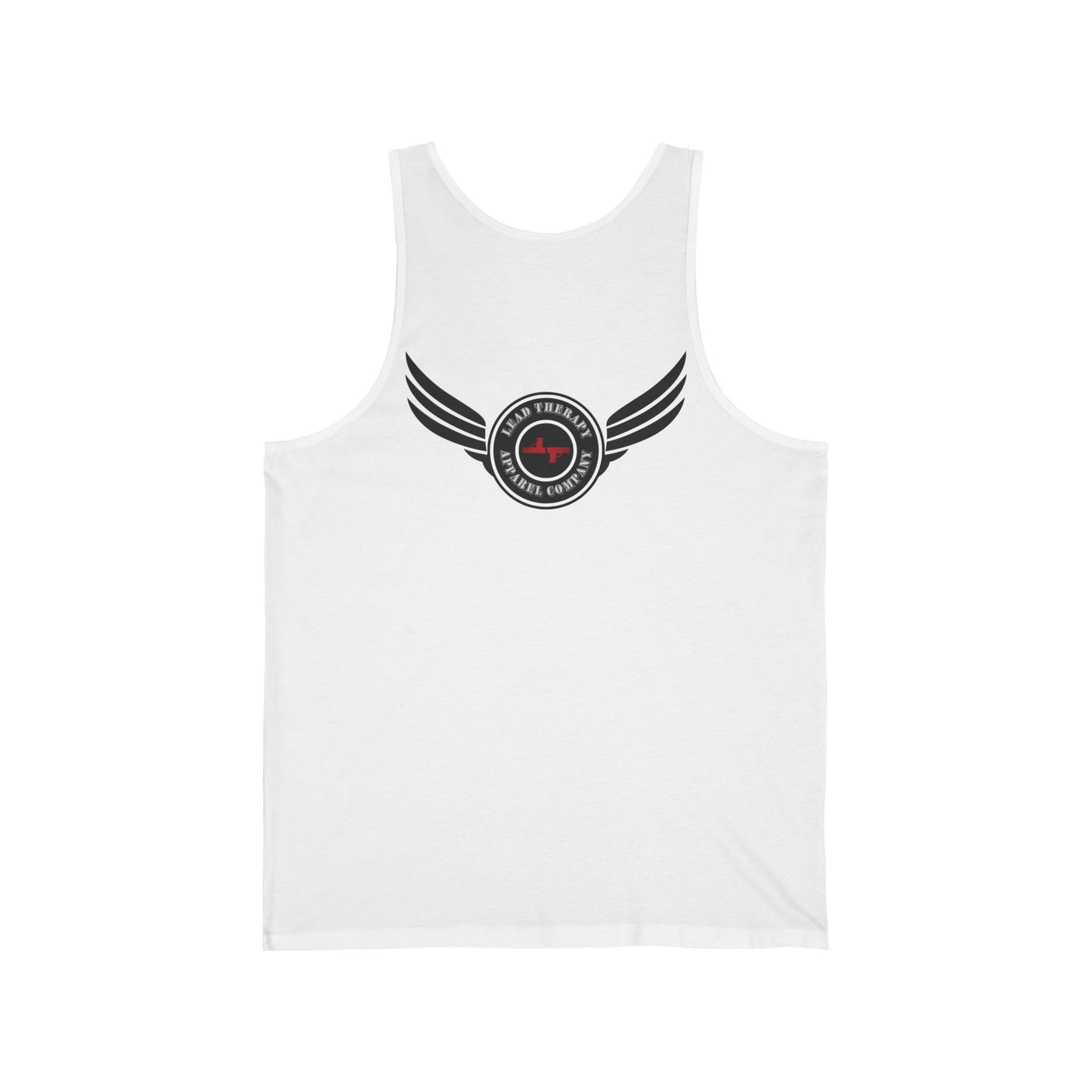 Lead Therapy Winged Apparel Badge-Unisex Jersey Tank Top