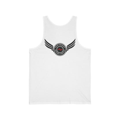 Lead Therapy Winged Apparel Badge-Unisex Jersey Tank Top