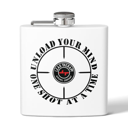 Lead Therapy Apparel Badge-Stainless Steel Flask