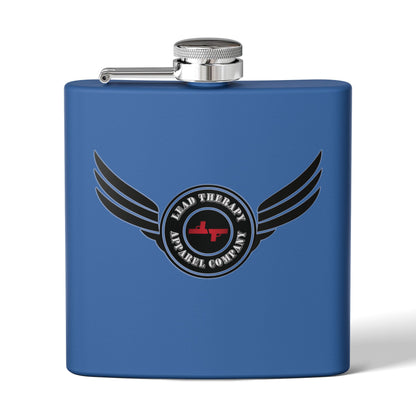 Lead Therapy Winged Badge-Stainless Steel Flask