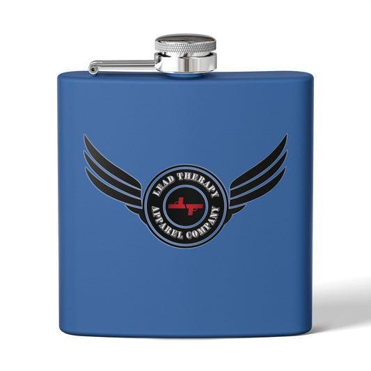 Lead Therapy Winged Badge-Stainless Steel Flask