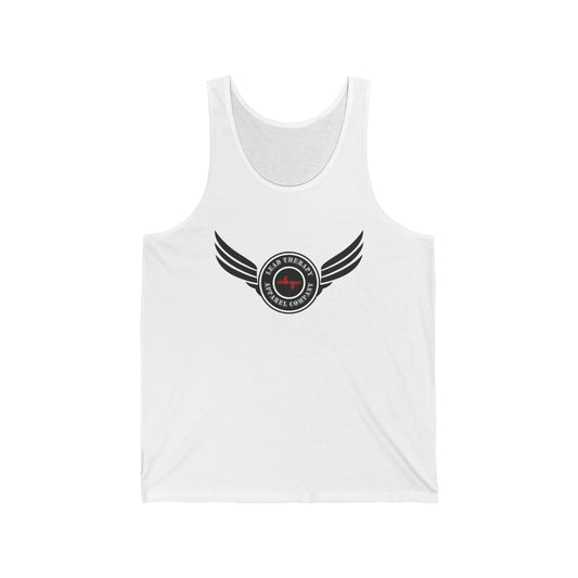 Lead Therapy Winged Apparel Badge-Unisex Jersey Tank Top