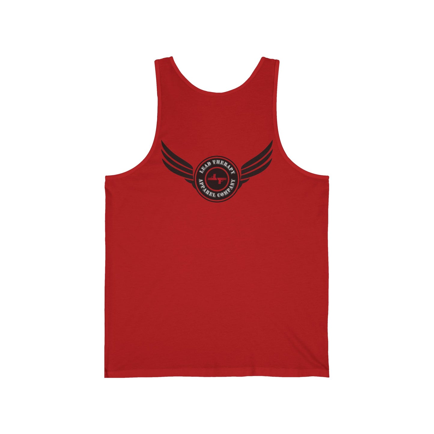 Lead Therapy Winged Apparel Badge-Unisex Jersey Tank Top