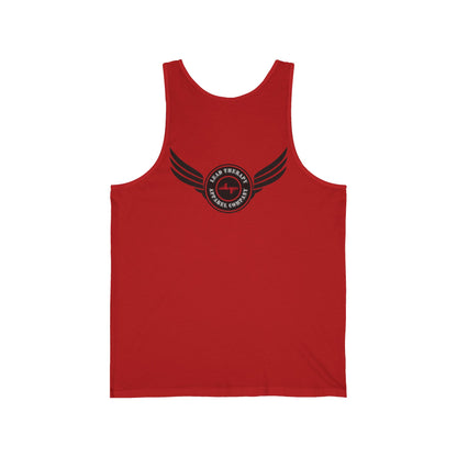 Lead Therapy Winged Apparel Badge-Unisex Jersey Tank Top