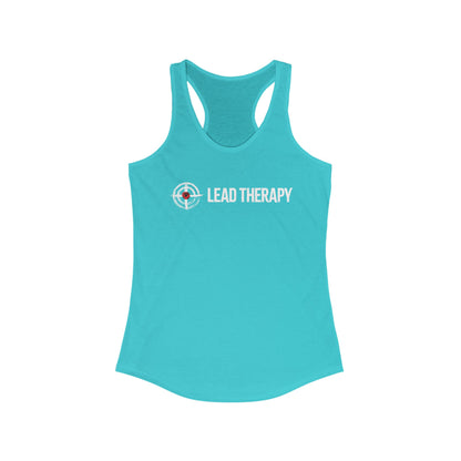 Lead Therapy Red Heart Soft Bullseye-Women's Racerback Tank